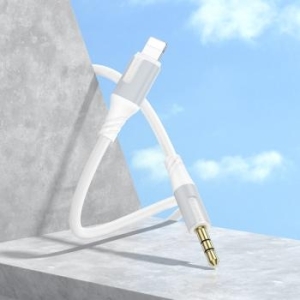 Kabel jack 3,5mm na Lightning Borofone AUX BL19 Creator 1m Biały - 183212