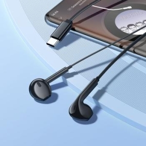 Zestaw Słuchawkowy Typ C Borofone BM99 Star z mikrofonem Czarny - 183368