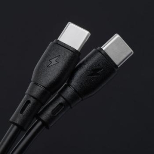 Kabel Typ C do Typ C Blue Star 3A 60W ECO 1m PJ73-13-3 Czarny - 183426