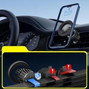 Uchwyt do kratki magnetyczny Magsafe Blavec BH-16A Carbon Czarny - 183601