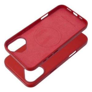 Leather Mag Cover Apple iPhone 16 Plus Czerwony - 183686