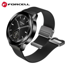 Pasek magnetyczny stal 20 mm Samsung Galaxy Watch Forcell F-Design FS11 Czarny - 183776