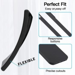 Back Case Matt Apple iPhone 17 Czarny - 183879