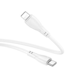 Kabel Typ C na Lightning Borofone BX121 Energy PD 27W 1m Biały - 183901