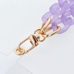 Smycz do telefonu Panama długość sznura 40cm (20cm w pętli) / na nadgarstek Fioletowy - 192073