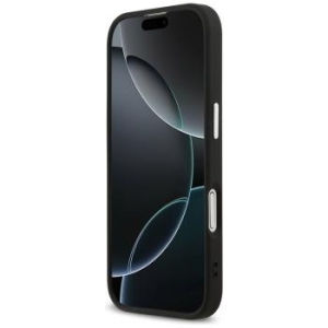 Markowy Hard Case Guess PU 4G W/Triangle Logo SL Apple iPhone 17 Czarny - 192218