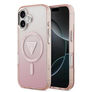 Markowy Hard Case Guess IML Gradient MagSafe Apple iPhone 17 Różowy - 192241