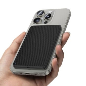 Powerbank 5000mAh Benks MP15 ArmorGo - Typ C - magnetyczny z ładowaniem indukcyjnym Czarny - 184437