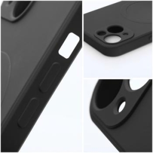 Silicone Mag Cover Apple iPhone 16 Pro Czarny - 184512