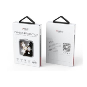 Szkło Hartowane na aparat yesido Lens Protector WB27 Apple iPhone 16 Srebrny - 184630