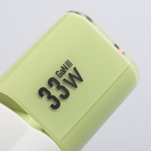 Ładowarka sieciowa USB + USB Typ C Forcell F-Energy GaN III Crystal Color + Kabel Typ C na Typ C Zielony - 184694