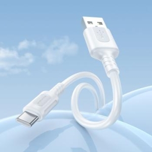 Kabel USB na Typ C Borofone BX111 Feliz 3A 1m Biały - 184781