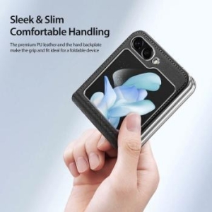 Markowy Silikon Dux Ducis Bril Samsung Galaxy Z Flip 5 5G Czarny - 184812