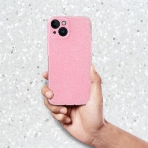 Crystal Glitter Case Apple iPhone 17 Pro Max Różowy - 184819