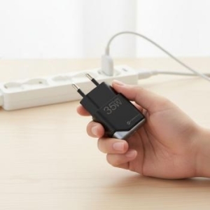 Ładowarka sieciowa Typ C Forcell F-Energy Ultra Slim GaN III PD QC4.0 3A 35W Czarny - 192365