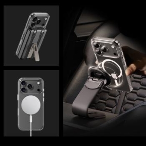 Markowy Armor Case Rock Crystal Shield Series Magnetic Apple iPhone 17 Pro Max Przezroczysty - 192446