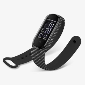 Pasek Silikonowy Xiaomi Mi Band 5/6 Carbon Czarny - 192550