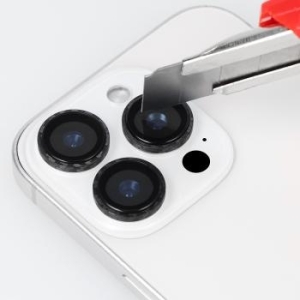 Hartowane szkło Tel Protect 3D Lens Aramid Series na aparat do Iphone 16 Pro/16 Pro Max (obiektyw 3 sztuki) - 192555