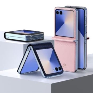 Markowy Silikon Dux Ducis Bril Samsung Galaxy Z Flip 7 5G Różowy - 192566