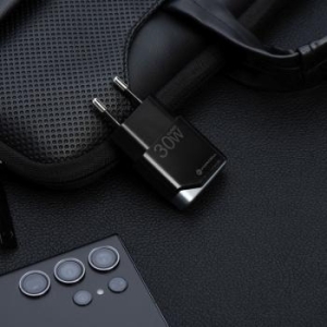 Ładowarka sieciowa Typ C Forcell F-Energy Ultra Slim GaN III PD QC4.0 3A 30W B130101-E Czarny - 192587