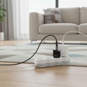 Ładowarka sieciowa Typ C Forcell F-Energy Ultra Slim GaN III PD QC4.0 3A 30W B130101-E Czarny - 192588