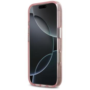 Markowy Hard Case Karl Lagerfeld IML Choupette Head Logo Apple iPhone 17 Pro Max Różowy - 192654