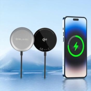 Ładowarka Indukcyjna magnetyczna Magsafe Blavec BQI-03 Qi2 15W Czarny - 207097