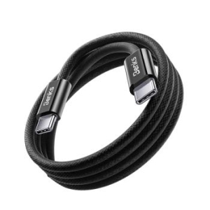Kabel pleciony Typ C na Lightning Benks D46 PD 27W 3A 2m Czarny - 192738