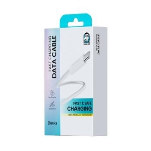 Kabel pleciony Typ C na Lightning Benks D46 PD 27W 3A 2m Czarny - 192739