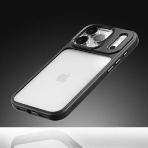 Markowy Armor Case Rock Guard Lens Protection Series Apple iPhone 17 Pro Przezroczysty/Czarne - 192853