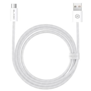 Kabel oplot USB na Typ C Blavec Candy PD 60W 3A 1m Apple CarPlay/Android Auto Biały - 192905