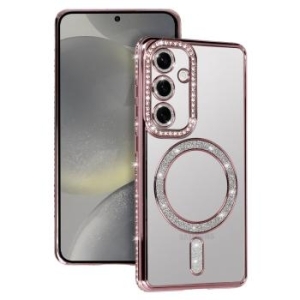 Bling Magsafe Case Samsung Galaxy A36 5G / A56 5G Różowy - 200347