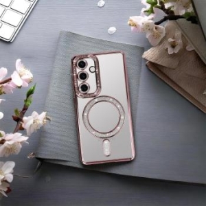 Bling Magsafe Case Samsung Galaxy A36 5G / A56 5G Różowy - 200350