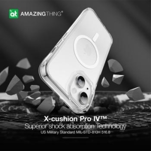 Markowy Armor Case Amazing Thing Titan Edge Mag Case Apple iPhone 15 Plus Przezroczysty - 193185