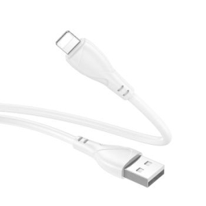 Kabel USB na Lightning Borofone BX121 Energy 2,4A 1m Biały - 193446