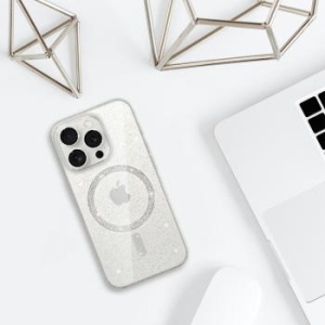 Glitter Magsafe Case Samsung Galaxy S23 Ultra Przezroczysty - 193516