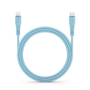 Kabel Typ C na Lightning Forcell F-Energy PD 3A 27W Silicone 1m C346 Niebieski - 193578