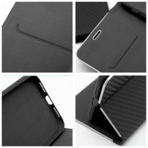 Vennus Book Carbon Xiaomi Redmi Note 14 4G (GLOBAL - 163,25mm x 76,55mm x 8,16mm) Czarny - 193655
