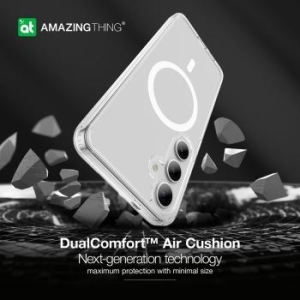Markowy Armor Case Amazing Thing Minimal Magsafe 6.6FT Samsung Galaxy S24 Plus Przezroczysty - 193700