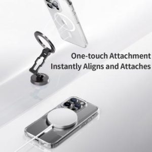 Markowy Silikon Rock Crystal Series Magnetic Apple iPhone 16 Plus Przezroczysty - 193820
