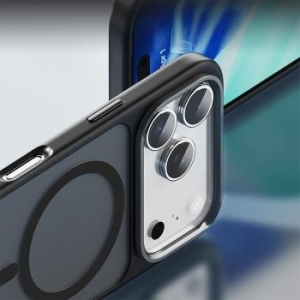 Markowy Armor Case Rock Guard Touch Matte Series Magnetic Apple iPhone 17 Czarny (metal lens frame) - 193829