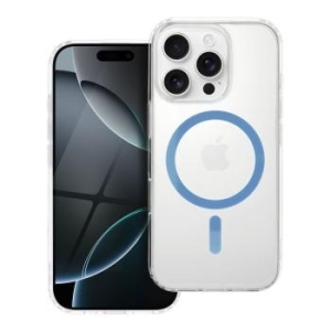 Drop Glue Colorful Ring Mag Cover Apple iPhone 15 Jasny Niebieski - 193852