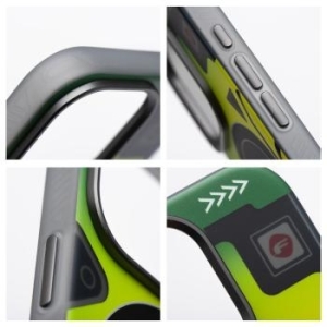 Markowy Silikon Forcell F-Protect Levels Dual Layer 4D Apple iPhone 16 Pro Cyber Green - 193877