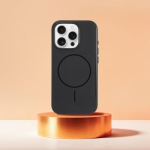 Glossy Mag Cover Apple iPhone 16 Czarny - 193883