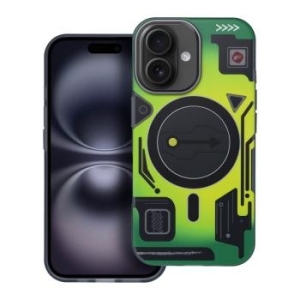 Markowy Silikon Forcell F-Protect Levels Dual Layer 4D Apple iPhone 16 Cyber Green - 193892