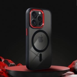 Color Edge Mag Cover Apple iPhone 17 Czarny/Czerwony - 193919