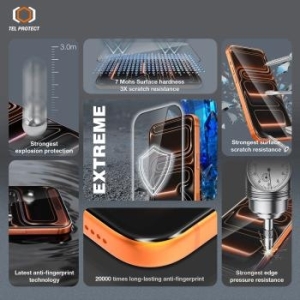 Szkło Hartowane 10X HD DLC Diamond Coating Apple iPhone 16 Pro Max - 194015