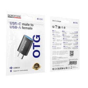 Adapter USB na Typ C Borofone BV26C Czarny - 194051