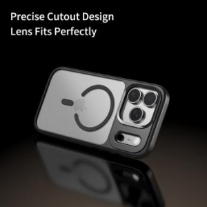 Markowy Armor Case Rock Guard Series Magnetic Apple iPhone 17 Pro Przezroczysty/Czarny - 194057