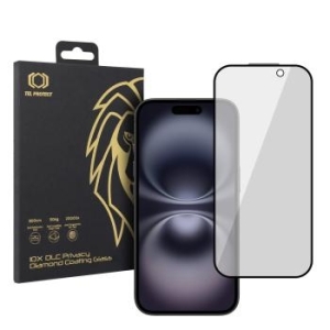 Szkło Hartowane 10X Privacy DLC Diamond Coating Apple iPhone 16 - 199670